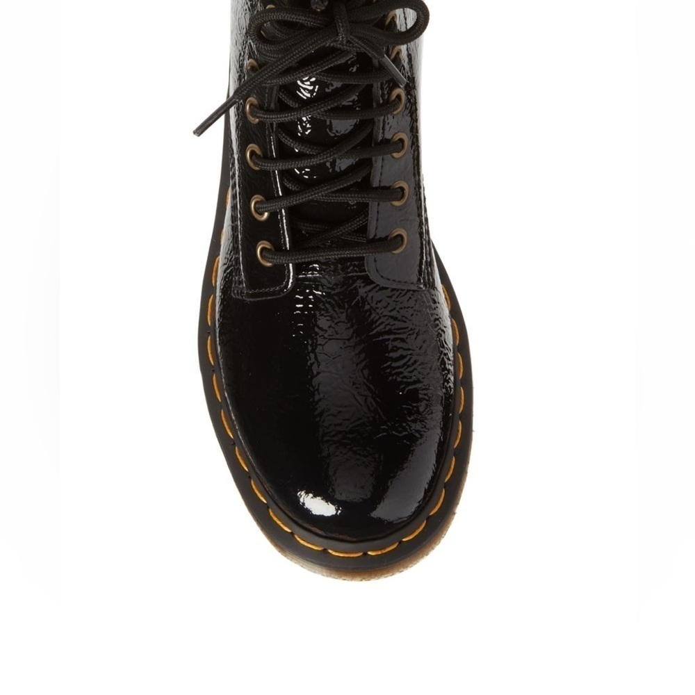Dr. Martens Black Patent 8-Eye Combat Boots - Picture 5 of 6
